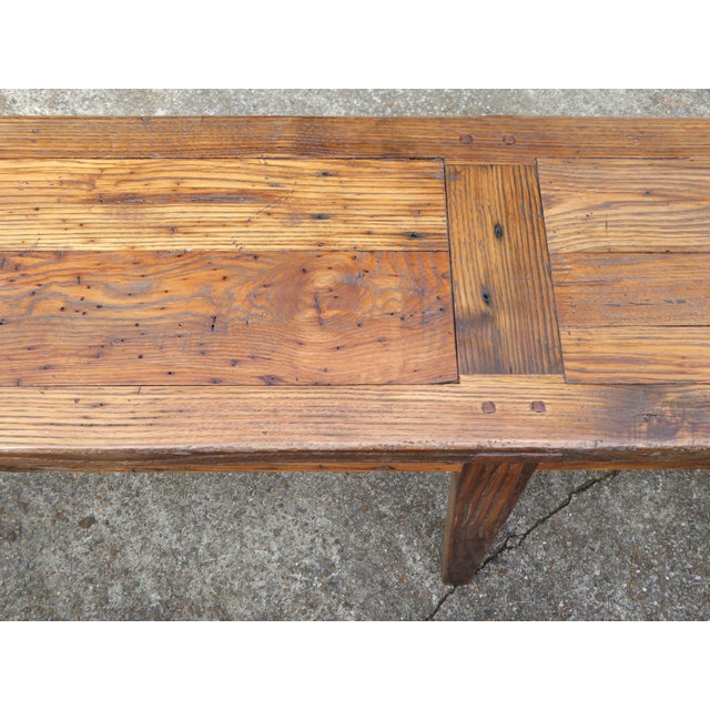 Early 19th Century 1800's Chestnut Benches For Sale - Image 5 of 5
