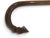 Farmhouse Stylized Deer Hoof Carved Wood Crook Handle Walking Stick Cane For Sale - Image 3 of 9