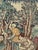 Vintage Aubusson Médiéval Design Jacquard Tapestry Woodcutters, 1960s For Sale - Image 13 of 18