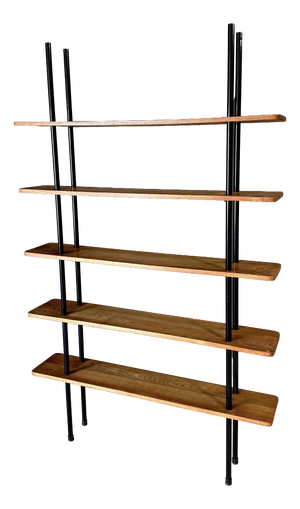 Mid-Century Modern Dutch Stick Shelving Unit by W. Lutjens, Netherlands, 1960s