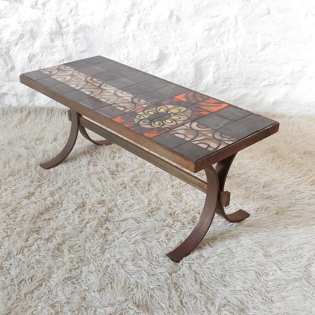 French Brutalist Coffee Table, 1970s For Sale - Image 14 of 14