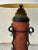 Japanese Antique Japanese Terra Cotta Table Lamp With French Iron Work For Sale - Image 3 of 4