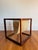 Kai Kristiansen 1960s Brazilian Rosewood and Suede Magazine Rack Attributed to Kai Kristiansen For Sale - Image 4 of 12