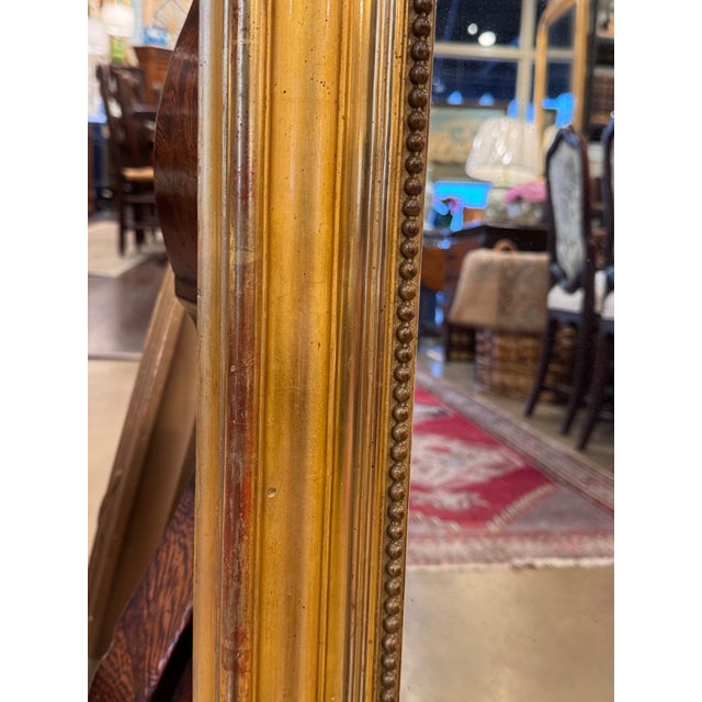 Wood 19th Century French Camel Hump Mirror For Sale - Image 7 of 12