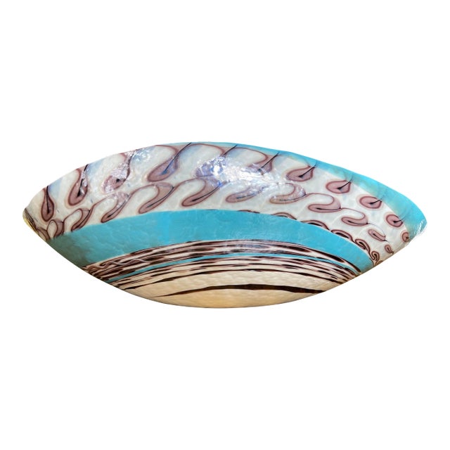 21st Century Global Views Murano Nautilus Centerpiece Bowl For Sale