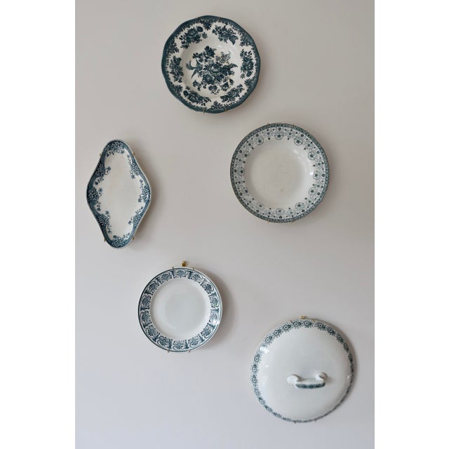 Vintage Wall Composition in Earthenware and Ceramic, 1950s, Set of 5 For Sale - Image 6 of 10