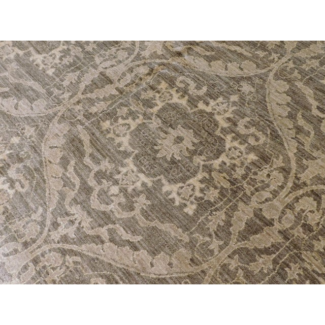 Modern Hand Knotted Rug For Sale - Image 4 of 8