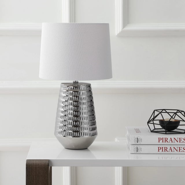 Modern Albert Table Lamp - Plated Silver For Sale - Image 3 of 5