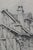 French Attributed to Jacques Moulinier (1753–1828) Charcoal Drawing — Figures Before a Half-Timbered House For Sale - Image 3 of 14