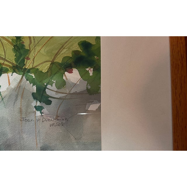Original Landscape Watercolor Painting, Signed For Sale - Image 11 of 16