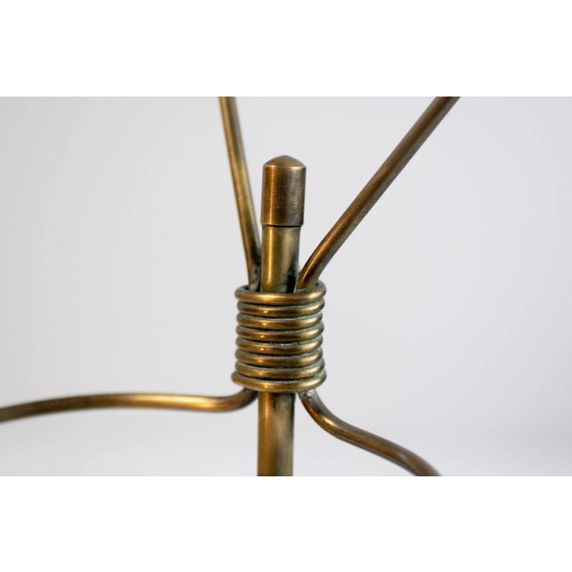 Metal French Golden Brass Umbrella Stand by Mathieu Matégot, 1950s For Sale - Image 7 of 10