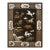 1930s Brown Horse Pattern Antique Chinese Mongolian Wool Animal Rug For Sale