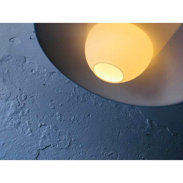 Modern Lamp with Opaline Shade from Limburg, Germany, 1960s For Sale - Image 3 of 9