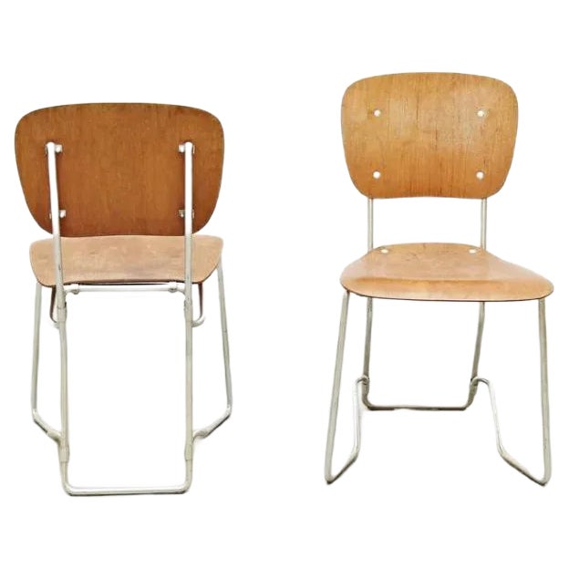 Set of Chairs by Armin Wirth for Aluflex, 1940 For Sale