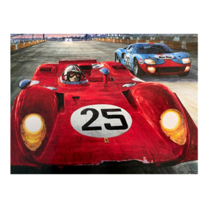 Ferrari Print Collection “Lot of 27” Litho (Printed in Germany) by Daniel Picot