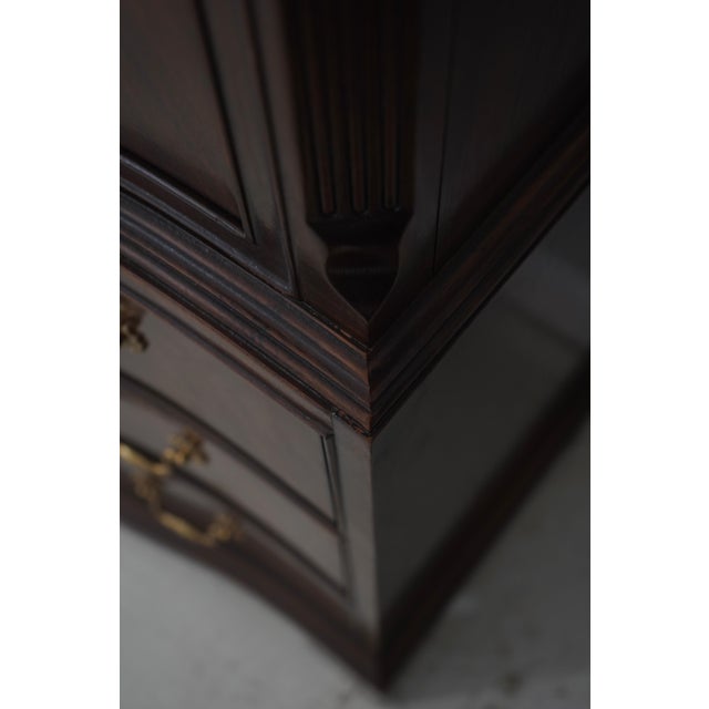 Drexel Heritage Chippendale Large Mahogany Chest For Sale - Image 12 of 17