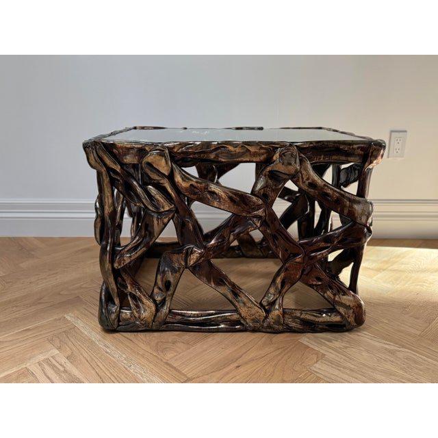 Pair of Tony Duquette Attributed "Ribbon (Or Taffy)" Side Tables, Mid. 20th Cent. For Sale - Image 11 of 12
