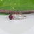 Red 0.9cts Estate Rubellite Tourmaline Ring W Natural Diamonds: 14k Solid Gold | 6mm For Sale - Image 8 of 10