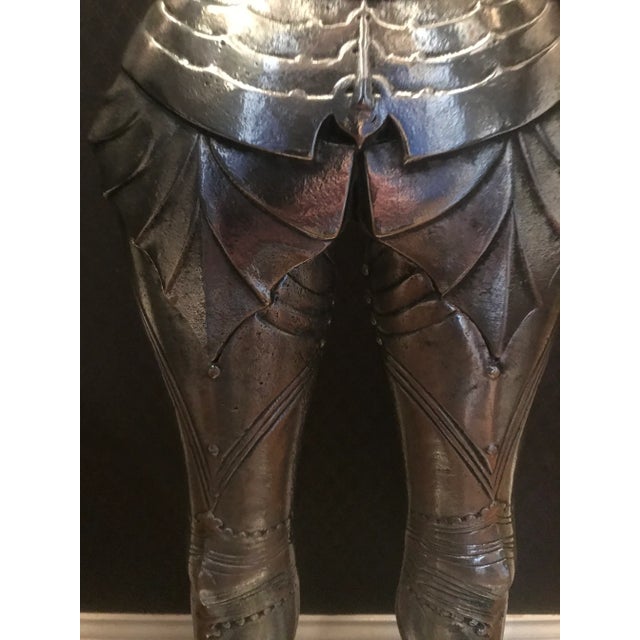 Late 20th Century Victorian Style Knight-Form Umbrella Stand For Sale - Image 4 of 6