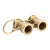 Binocular Charm, 14k Yellow Gold, Length .63 Inches, Tiny Charm For Sale