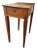 19th Century Petite Italian Walnut Side Table For Sale