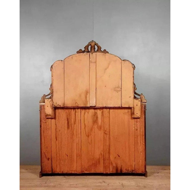 English Style Napoleon III Walnut Sideboard with Projecting Front For Sale - Image 5 of 6