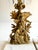 Pair of Antique Brass Victorian Girandole Candlesticks With Marble Base & Prisms For Sale - Image 4 of 12