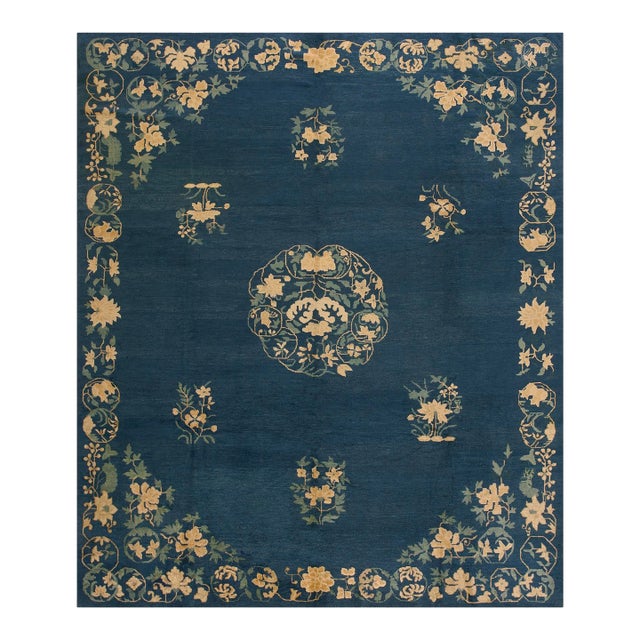 Antique Chinese Peking Rug For Sale