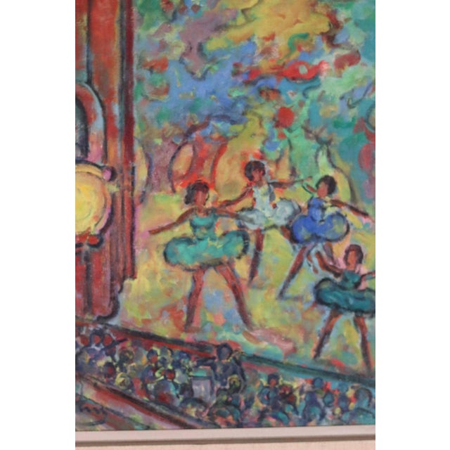 Mid-Century Modern Nathan Gutman, Dance, 1960s, Oil on Canvas, Framed For Sale - Image 3 of 18