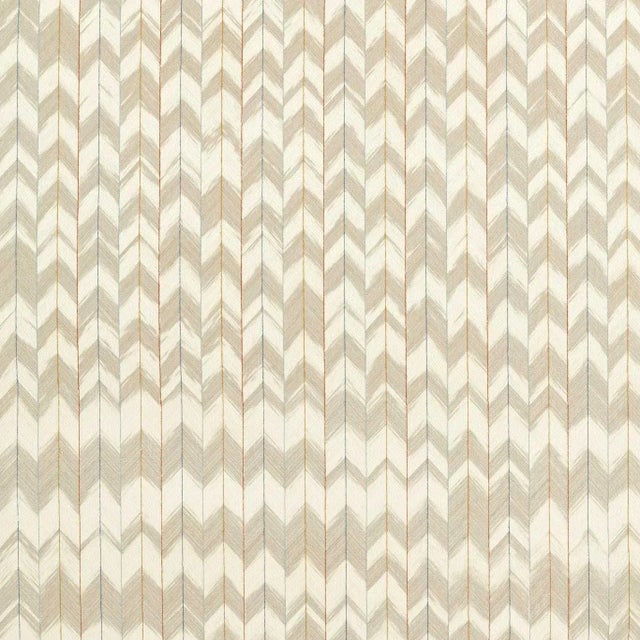 Harlequin Suisai Fabric in Taupe/Paprika/First Light For Sale