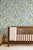 Hydrangea Blooms Floral Grasscloth Wallpaper by House Party | Nikko Blue | 6 Yards For Sale In Charlotte - Image 6 of 7