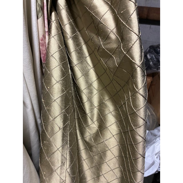 Designer Fabric Curtains- Set of 2 For Sale - Image 9 of 9