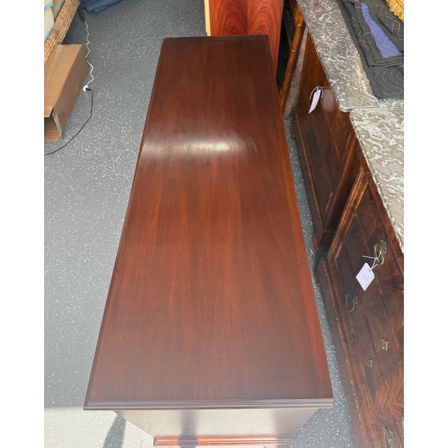 Brown Late 20th Century Henkel Harris Mahogany Dresser For Sale - Image 8 of 12