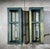 Exquisite Vintage Verdigris Brass Wall Lanterns / Sconces – Pair For Sale - Image 13 of 17