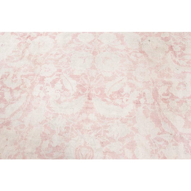 Authentic Indian Cotton Agra Rug For Sale - Image 10 of 11