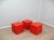 Italian Fiberglass Cube Stools, 1960s, Set of 3 For Sale - Image 6 of 12