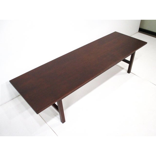 Jens Risom Mid 20th Century Jens Risom Danish Styled Walnut Coffee Table For Sale - Image 4 of 7