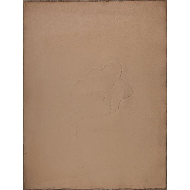 Antoniucci VOLTI (1871-1958) Lascivious Woman Embossed bronze print On wove paper, 50 × 66 cm (approx. 20 x 26 inches)...