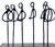 Contemporary Signed Abstract Iron Figural Sculpture "The Gathering" by Acs For Sale - Image 11 of 12