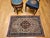 Vintage Persian Isfahan Rug, Hand-Knotted Wool, Floral Pattern, Ivory & Navy, 3x4 For Sale - Image 4 of 15