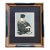 Framed Rare Japanese Woodblock Print Le Lotus Noir Chine by Paul Jacoulet For Sale