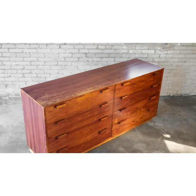 1970s Charles Webb Eight-Drawer Oak Dresser For Sale - Image 17 of 18