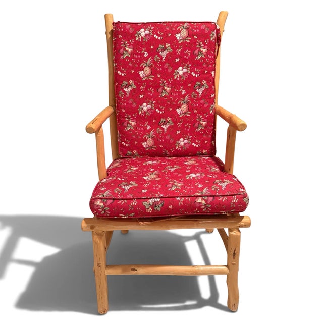 Late 20th Century Rustic Branch Dining Chairs- A Set of 5 For Sale - Image 5 of 9