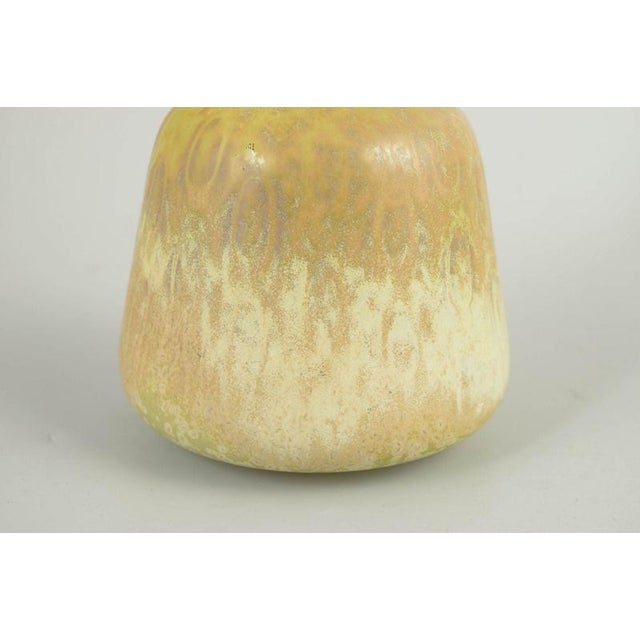 Mid-Century Stoneware Vase with Elongated Neck by Gunnar Nylund for Rörstrand For Sale - Image 3 of 5