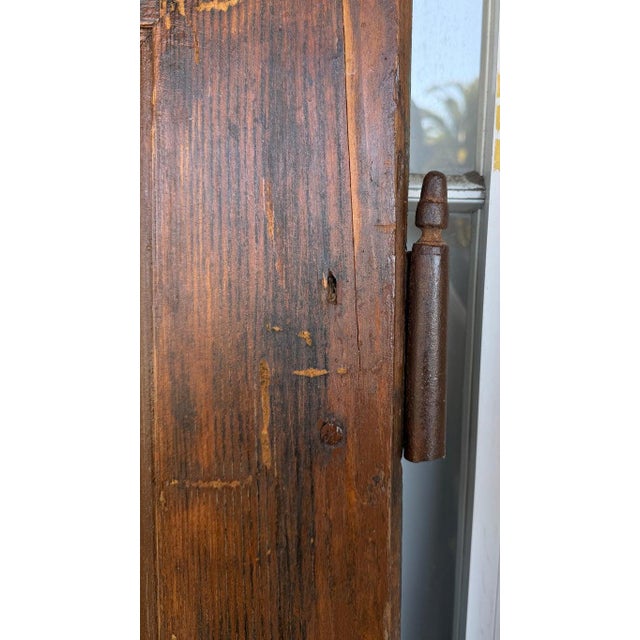 18Thc Original Painted Door From New England For Sale - Image 9 of 14