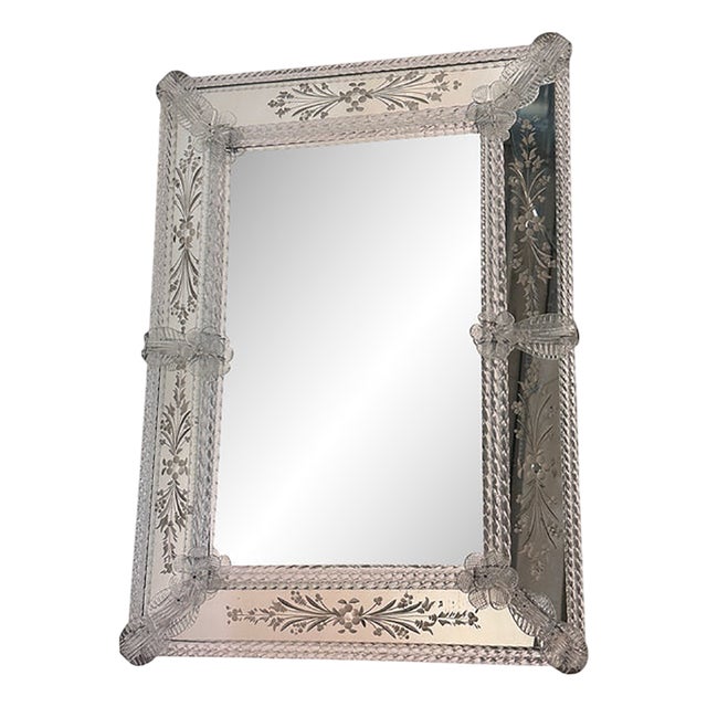 Venetian Transparent Wall Mirror by Simoeng For Sale