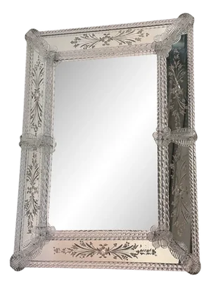 Venetian Transparent Wall Mirror by Simoeng
