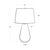 Regina Andrew Cassia Chevron Table Lamp in Blue For Sale In Detroit - Image 6 of 7