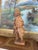 Hand Carved Mid-20th Century Folk Art Wooden Sculpture of Bearded. For Sale - Image 4 of 9