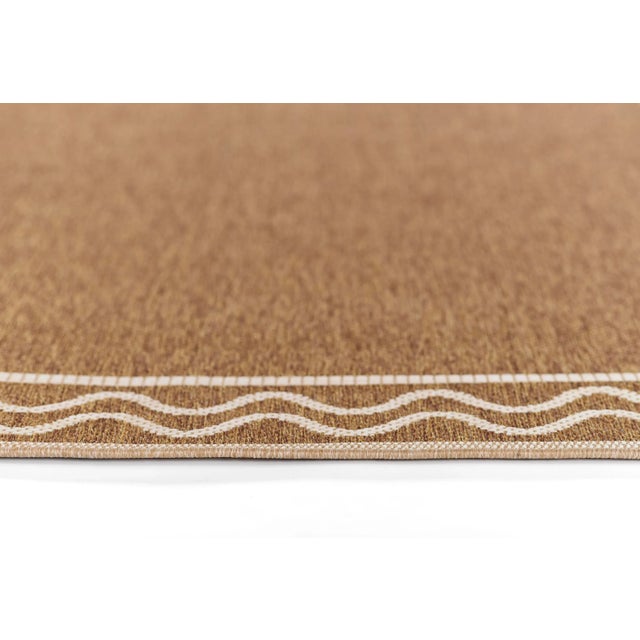 Erin Gates by Momeni Saybrook Ripple Natural Indoor/Outdoor Area Rug 6'6" X 9' For Sale - Image 11 of 12